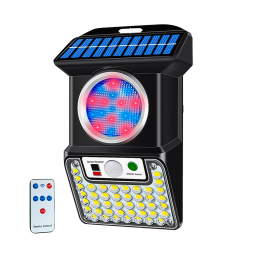 FOCO LED SOLAR CON SENSOR DE MOVIMIENTO