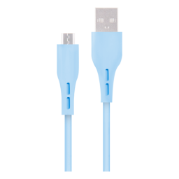 CABLE TREQA MICRO USB DATOS Y CARGA 1MT SILICONADO