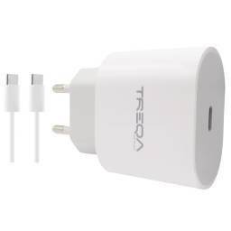 CARGADOR TREQA CON CABLE TIPO C 3.0A