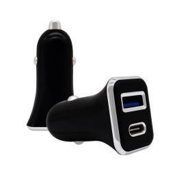 CARGADOR TREQA 12V/24V 2.4A USB Y TIPO C