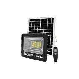 FOCO LED EXTERIOR CON PANEL SOLAR 100W