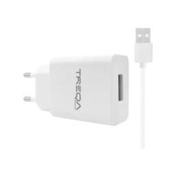 CARGADOR TREQA CON CABLE MICRO USB RPIDO