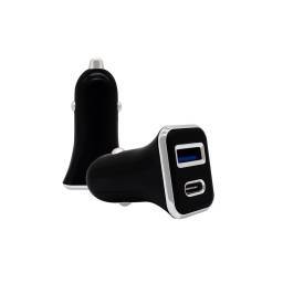 CARGADOR TREQA 12V/24V 2.4A USB Y TIPO C