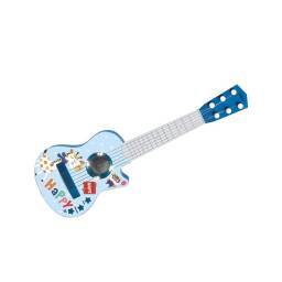 GUITARRA INFANTIL CELESTE CON LUCES Y SONIDO