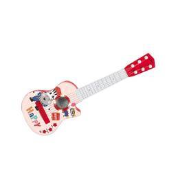 GUITARRA INFANTIL ROSADO CON LUCES Y SONIDO