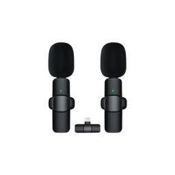 SET DOS MICROFONOS SOLAPEROS INALAMBRICOS IOS