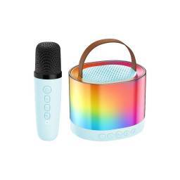 PARLANTE PORTTIL LED RGB CON MICRFONO