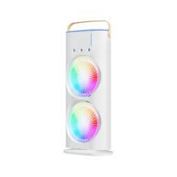 VENTILADOR PORTATIL CON LUZ LED