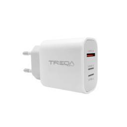 CARGADOR USB/TIPO C/LIGHTNING CARGA RPIDA TREQA