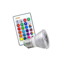 LMPARA LED RGB DICROICA CON CONTROL REMOTO