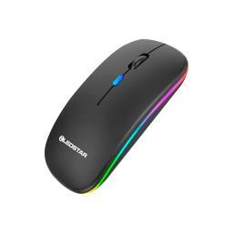 MOUSE INALMBRICO BLUETOOTH LED RGB LEDSTAR