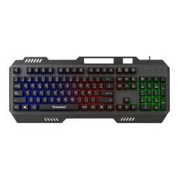 TECLADO GAMER METALICO CON CABLE