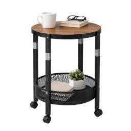 MESA CIRCULAR CON RUEDAS