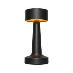LAMPARA LED DE MESA RECARGABLE NEGRA